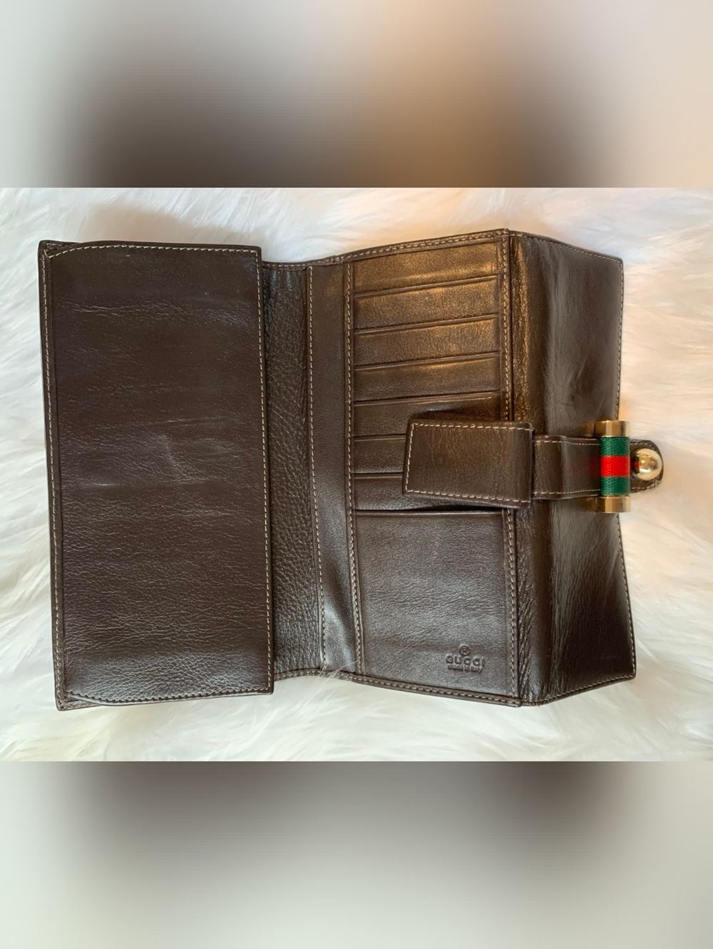 Gucci Long Wallet GG Canvas Leather Brown - Picture 5 of 13